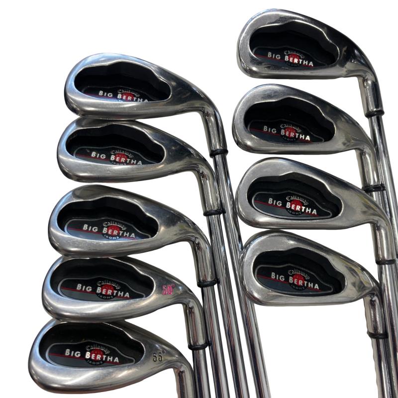 【中古】 キャロウェイ BIG BERTHA IRONS(2004) 10S アイアン仕掛ける IR NS PRO 850GH (フレックスR) メンズ 成人男性用 右利き 右用 C価値づける ゴルフ野球クラブ