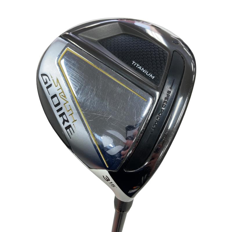 【中古】 テーラーメイド STEALTH GLOIRE 3W フェアウェイウッド FW SPEEDER NX for TM(FW) (フレックスS) メンズ 男性用 右利き 右用 Cランク ゴルフクラブ