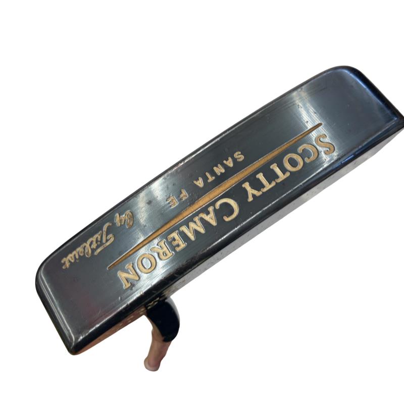【中古】 タイトリスト SCOTTY CAMERON SANTA FE(火器青色) パター PT Micro Bell (フレックス余分の物) メンズ 成人男性用 右利き 右用 C価値づける ゴルフ野球クラブ