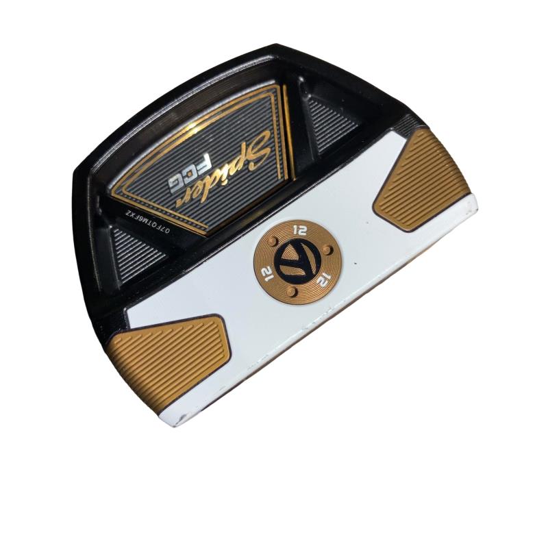 【中古】 テーラーメイド Spider FCG BLACK/WHITE シングルベンド 34インチ パター PT KBS CT TOUR BLACK (フレックスその他) メンズ 男性用 右利き 右用 Cランク ゴルフクラブ｜ゴルフパートナー 中古クラブ店