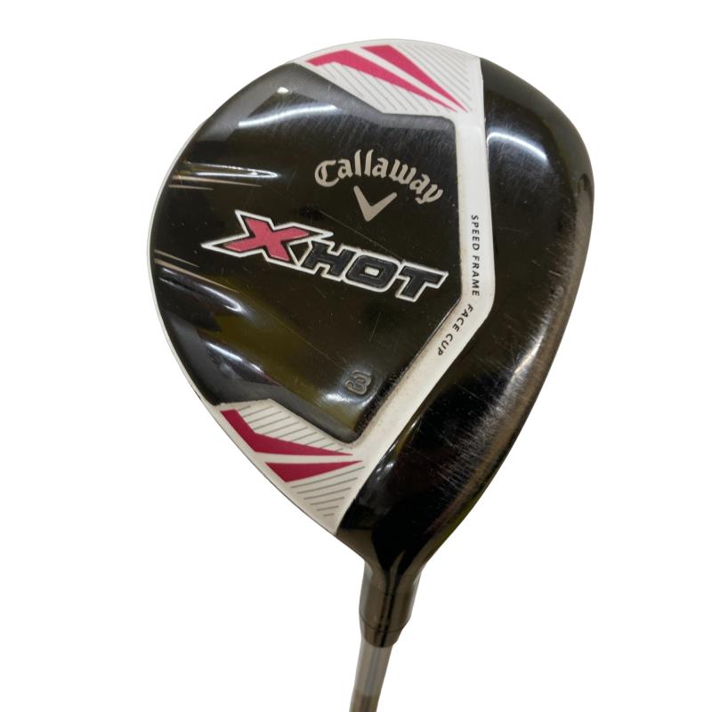 【中古】 キャロウェイ X HOT 3W レディース USA フェアウェイウッド FW PROJECT X PX(フェアウェイ)レッド (フレックスL) レディース 女性用 右利き 右用 Cランク ゴルフクラブ