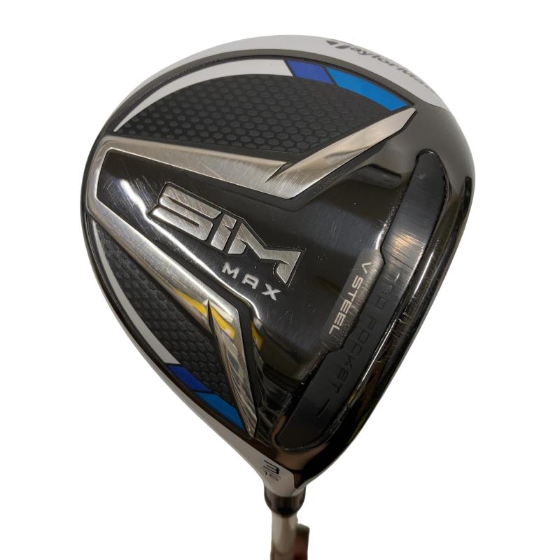 【中古】 テーラーメイド SIM MAX 3W フェアウェイウッド FW リシャフト (フレックスその他) メンズ 男性用 右利き 右用 Cランク ゴルフクラブ|ゴルフパートナー 中古クラブ店