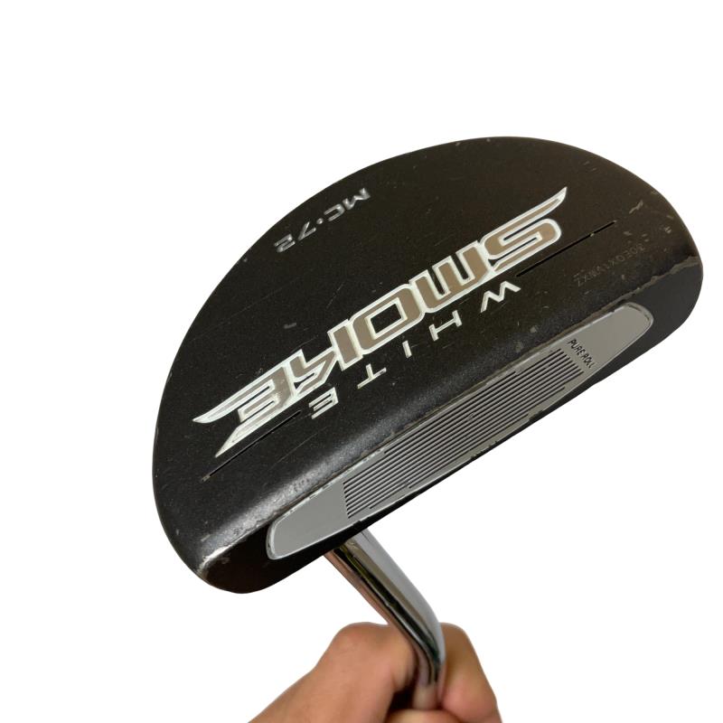 【中古】 仕立て屋御手伝いさん WHITE SMOKE MC-72(黒いこと) 33in パター PT スチール写真 (フレックス余分の物) メンズ 成人男性用 右利き 右用 C序列付ける ゴルフ野球クラブ メンズクラブ-ゴルフ