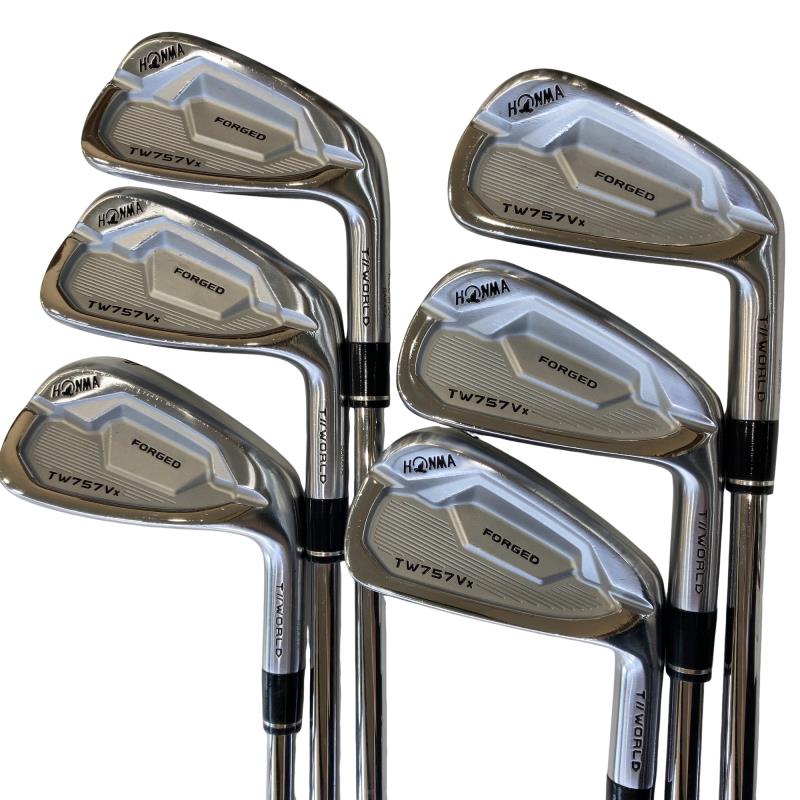 【中古】 本間ゴルフ TOUR WORLD TW757Vx 6S アイアンセット IR NS PRO MODUS3 TOUR105 (フレックスS) メンズ 男性用 右利き 右用 Cランク ゴルフクラブ