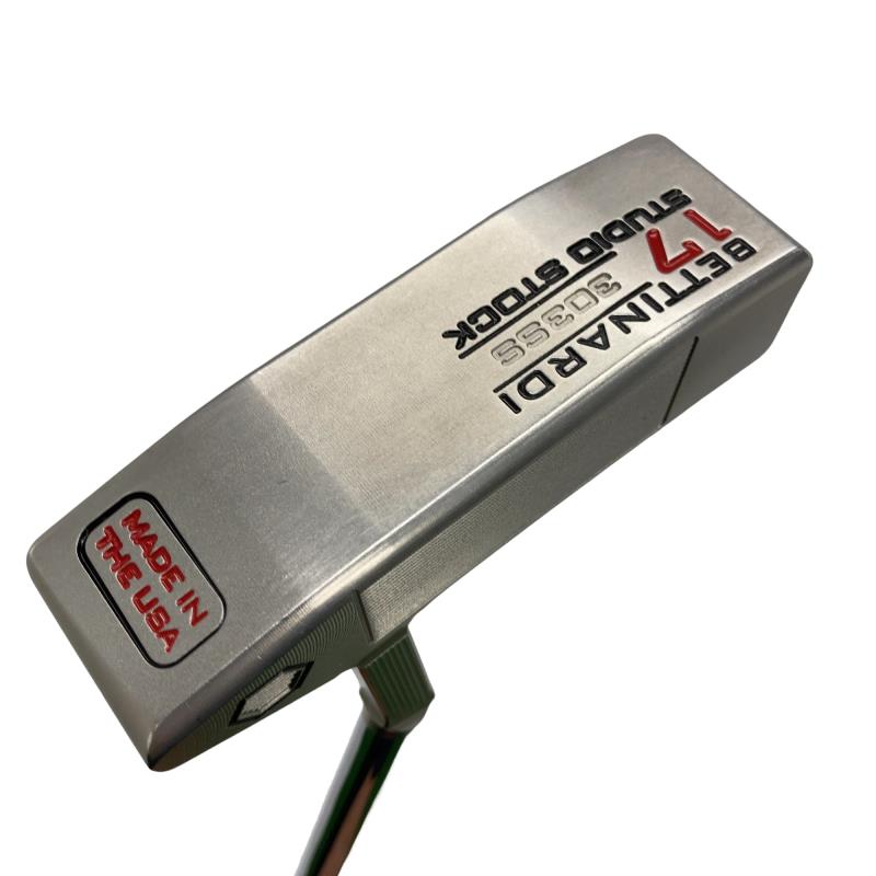 【中古】 ベティナルディ BETTINARDI STUDIO STOCK 17(2021) 34インチ パター PT スチール (フレックスその他) メンズ 男性用 右利き 右用 Cランク ゴルフクラブ｜ゴルフパートナー 中古クラブ店