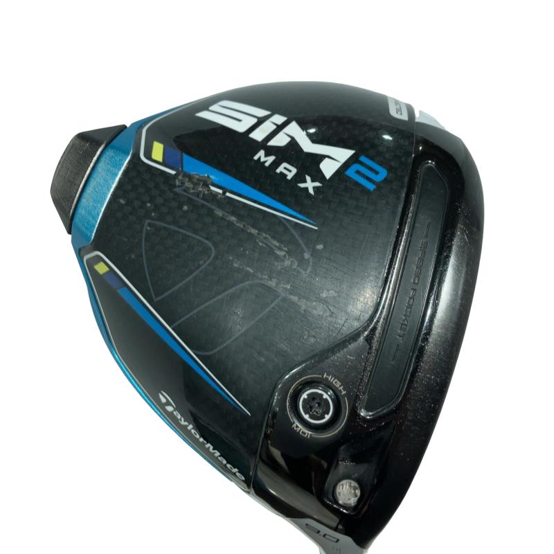 【中古】 テーラーメイド SIM2 MAX 9° ドライバー DR TENSEI BLUE TM50(SIM2 DR) (フレックスS) メンズ 男性用 右利き 右用 Cランク ゴルフクラブ