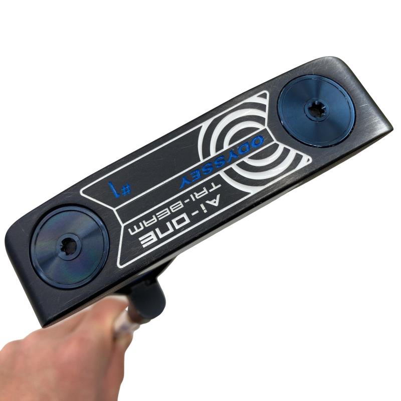 【中古】 オデッセイ Ai-ONE TRI-BEAM #1 34インチ パター PT STROKE LAB 90 スチール (フレックスその他) メンズ 男性用 右利き 右用 Cランク ゴルフクラブ