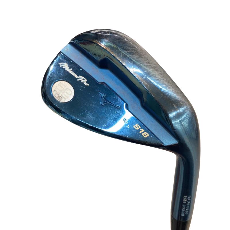 【中古】 ミズノ Mizuno Pro S18(ブルー) 52°/09° ウェッジ WG 純正特注シャフト (フレックスS) メンズ 男性用 右利き 右用 Dランク ゴルフクラブ
