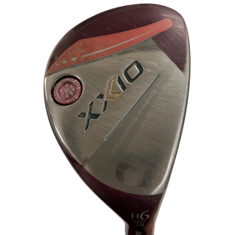 【中古】 ダンロップ XXIO(2024) H6(ボルドー) レディース ユーティリティ UT XXIO MP1300L(HB) ボルドー (フレックスL) レディース 女性用 右利き 右用 Cランク ゴルフクラブ