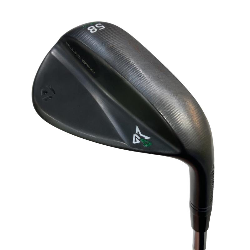 【中古】 仕立て屋お手伝いさん Taylor Made MILLED GRIND 4(黒いこと) 58°/11° ウェッジ WG NS PRO MODUS3 TOUR115 (フレックスS) メンズ 成人男性用 右利き 右用 C位置づける ゴルフ野球クラブ