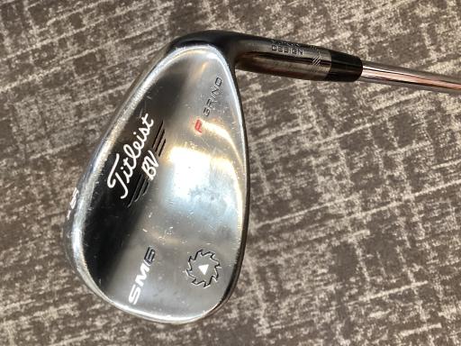 【中古】 タイトリスト VOKEY SPIN MILLED SM6 スティールグレー 56°/14°F ウェッジ WG NS PRO 950GH (フレックスS) メンズ 男性用 右利き 右用 Cランク ゴルフクラブ