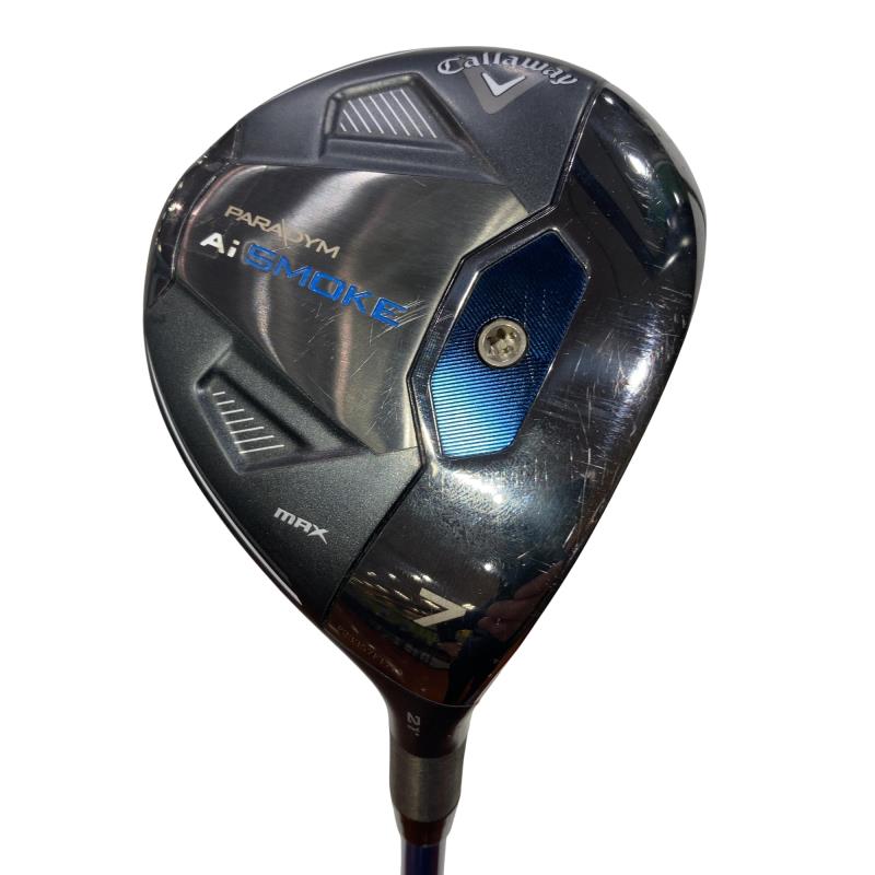 【中古】 キャロウェイ PARADYM Ai SMOKE MAX  7W フェアウェイウッド FW 純然たる特注矢がら (フレックスSR) メンズ 成人男性用 右利き 右用 C位置づける ゴルフ野球クラブ