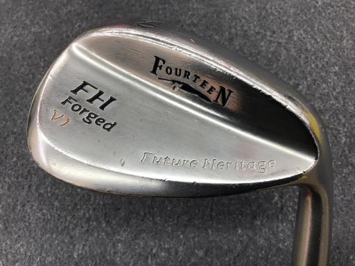 【中古】 フォーティーン FH Forged V1 ニッケルクロムメッキ 50° ウェッジ WG 純然たる特注矢がら (フレックス余分の物) メンズ 成人男性用 右利き 右用 C位置づける ゴルフ野球クラブ