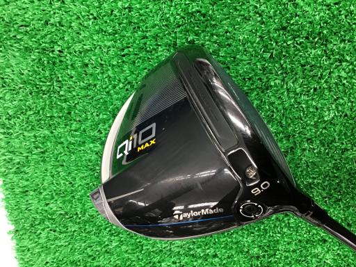 【中古】 テーラーメイド Qi10 MAX 9° ドライバー DR 純正特注シャフト (フレックスS) メンズ 男性用 右利き 右用 Cランク ゴルフクラブ