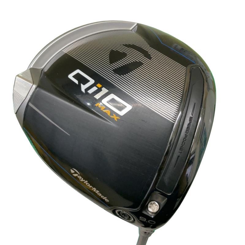 【中古】 テーラーメイド Qi10 MAX 9° ドライバー DR 純正特注シャフト (フレックスS) メンズ 男性用 右利き 右用 Cランク ゴルフクラブ