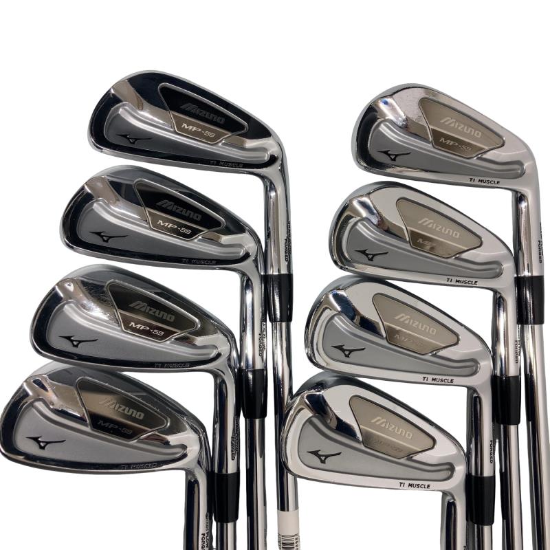 【中古】 ミズノ MP-59 8S USA アイアン仕掛ける IR Dynamic Gold (フレックスS) メンズ 成人男性用 右利き 右用 C序列付ける ゴルフ野球クラブ