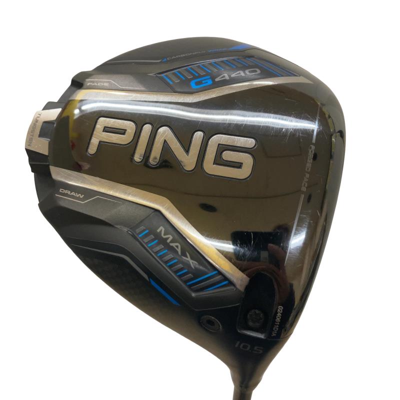 【中古】 ピン G440 MAX 10.5&deg; ドライバー DR 純正特注シャフト (フレックスS) メンズ 男性用 右利き 右用 Cランク ゴルフクラブ｜ゴルフパートナー 中古クラブ店