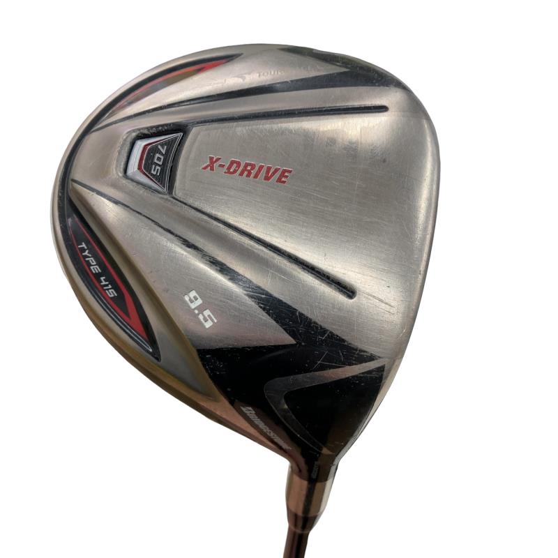 【中古】 ブリヂストン TOURSTAGE X-DRIVE 705 TYPE415 9.5° ドライバー DR Diamana ’ahina 60 (フレックスS) メンズ 男性用 右利き 右用 Cランク ゴルフクラブ