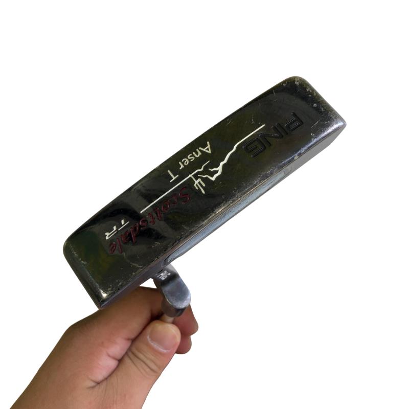 【中古】 ピン Scottsdale TR Anser T 35.0in パター PT スチール写真 (フレックス余分の物) メンズ 成人男性用 右利き 右用 C位置づける ゴルフ野球クラブ