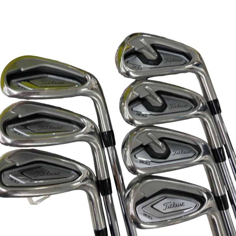 【中古】 タイトリスト Titleist T300 8S アイアン仕掛ける IR NS PRO MODUS3 TOUR105 (フレックスS) メンズ 成人男性用 右利き 右用 C価値づける ゴルフ野球クラブ