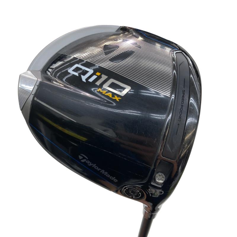 【中古】 テーラーメイド Qi10 MAX 9° ドライバー DR 純正特注シャフト (フレックスS) メンズ 男性用 右利き 右用 Cランク ゴルフクラブ