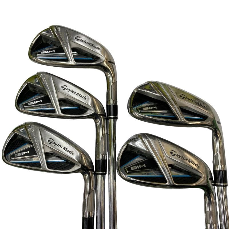 【中古】 仕立て屋御手伝いさん SIM MAX  5S アイアン仕掛ける IR KBS MAX85 JP (フレックスS) メンズ 成人男性用 右利き 右用 D序列付ける ゴルフ野球クラブ