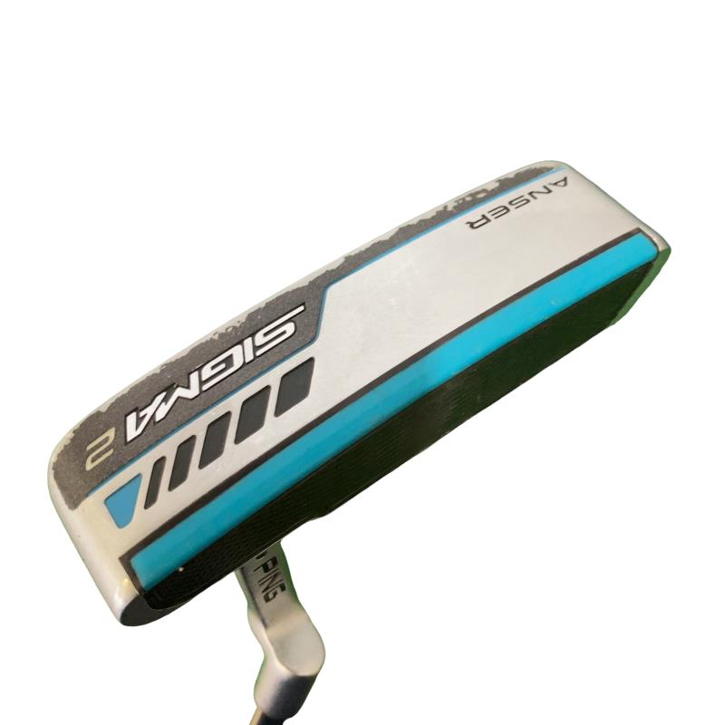 【中古】 ピン SIGMA 2 ANSER プラチナム 34インチ(PP60) パター PT スチール (フレックスその他) メンズ 男性用 右利き 右用 Cランク ゴルフクラブ