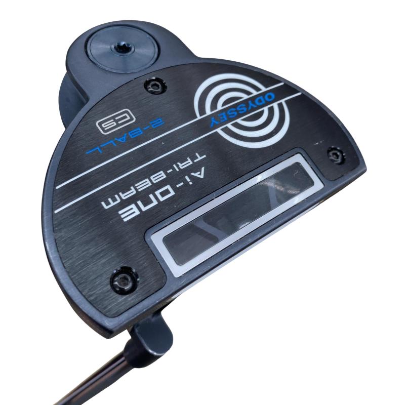 【中古】 オデッセイ Ai-ONE TRI-BEAM 2-BALL CS 34インチ パター PT STROKE LAB 90 スチール (フレックスその他) メンズ 男性用 右利き 右用 Cランク ゴルフクラブ