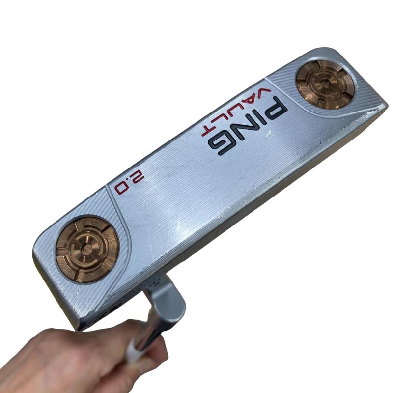 【中古】 ピン VAULT ANSER 2 しろがね色 33in パター PT スチール写真 (フレックス余分の物) メンズ 成人男性用 右利き 右用 C価値づける ゴルフ野球クラブ