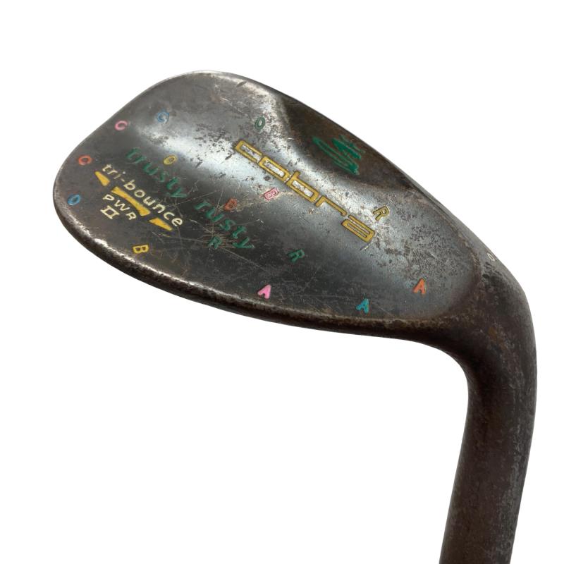 【中古】 コブラ trusty rusty(2012) ノーメッキ 61° ウェッジ WG 純正特注シャフト (フレックスその他) メンズ 男性用 右利き 右用 Cランク ゴルフクラブ