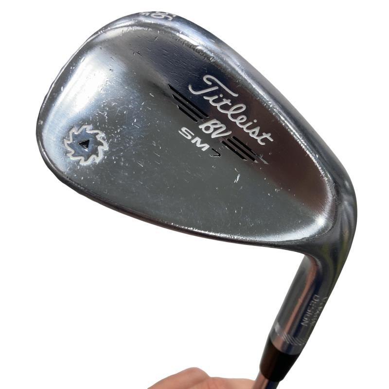 【中古】 タイトリスト VOKEY SPIN MILLED SM7 周遊旅行Cr 56°/14°F ウェッジ WG Dynamic Gold (フレックスS) メンズ 成人男性用 右利き 右用 D価値づける ゴルフ野球クラブ