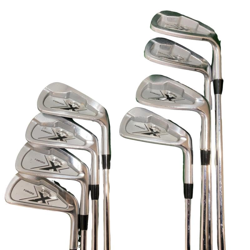 【中古】 キャロウェイ X FORGED 8S アイアンセット IR 純正特注シャフト (フレックスその他) メンズ 男性用 右利き 右用 Cランク ゴルフクラブ