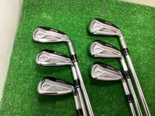 【中古】 キャロウェイ EPIC FORGED STAR 7S アイアンセット IR NS PRO ZELOS 7 (フレックスS) メンズ 男性用 右利き 右用 Cランク ゴルフクラブ