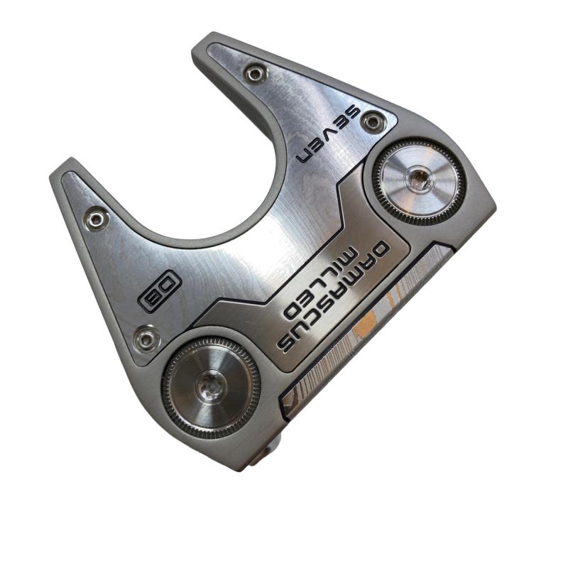 【中古】 オデッセイ DAMASCUS MILLED SEVEN DB 34in パター PT STROKE LAB 90 スチール写真 (フレックス余分の物) メンズ 成人男性用 右利き 右用 A価値づける ゴルフ野球クラブ