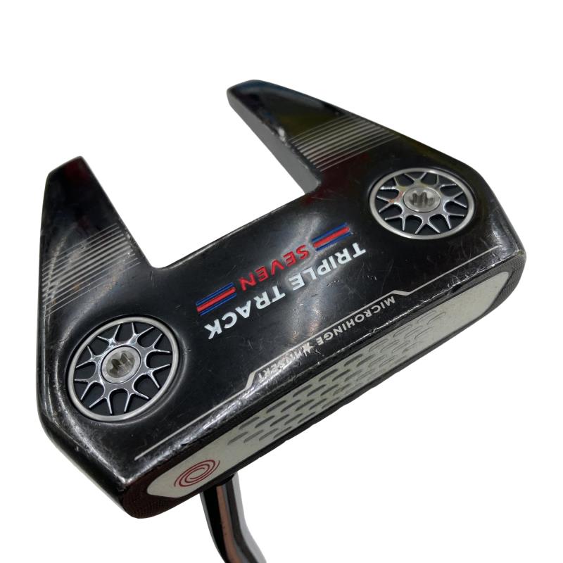 【中古】 オデッセイ TRIPLE TRACK SEVEN 33インチ パター PT STROKE LAB BLACK (フレックスその他) メンズ 男性用 右利き 右用 Cランク ゴルフクラブ