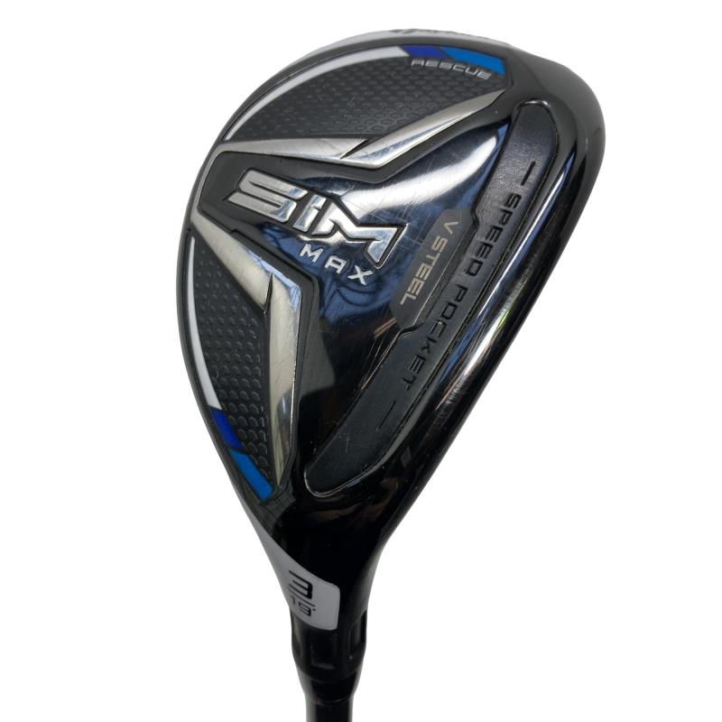 【中古】 テーラーメイド SIM MAX U3 ユーティリティ UT リシャフト (フレックスその他) メンズ 男性用 右利き 右用 Cランク ゴルフクラブ