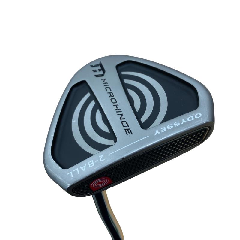 【中古】 オデッセイ MICROHINGE V-LINE 2-BALL 34インチ パター PT スチール (フレックスその他) メンズ 男性用 右利き 右用 Cランク ゴルフクラブ