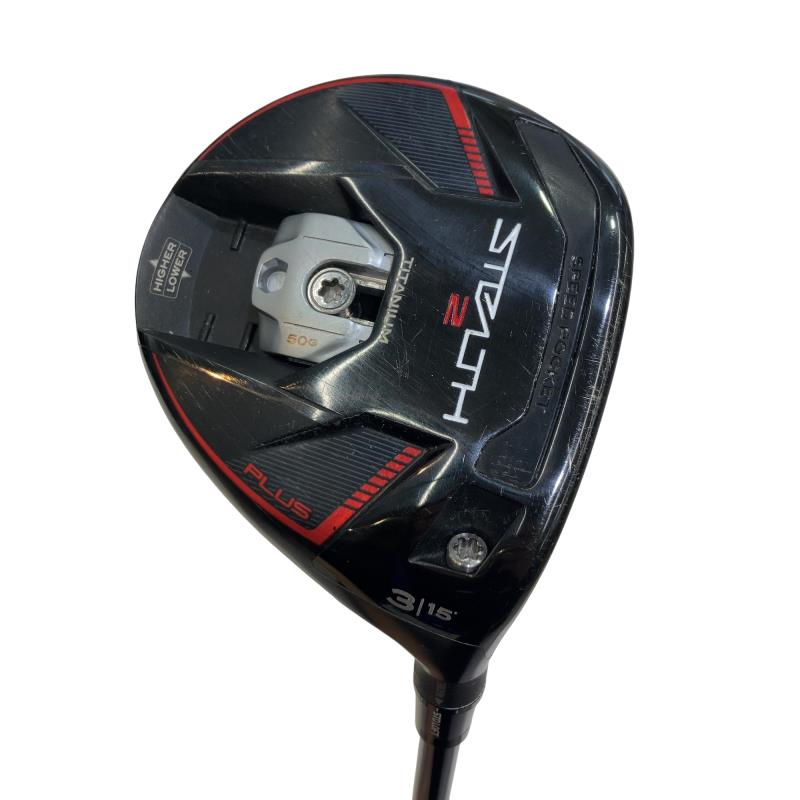 【中古】 テーラーメイド STEALTH2 PLUS 3W フェアウェイウッド FW リシャフト (フレックスその他) メンズ 男性用 右利き 右用 Cランク ゴルフクラブ