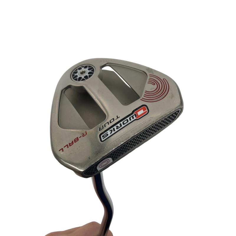 【中古】 オデッセイ O WORKS TOUR SILVER R-BALL 34インチ パター PT スチール (フレックスその他) メンズ 男性用 右利き 右用 Dランク ゴルフクラブ