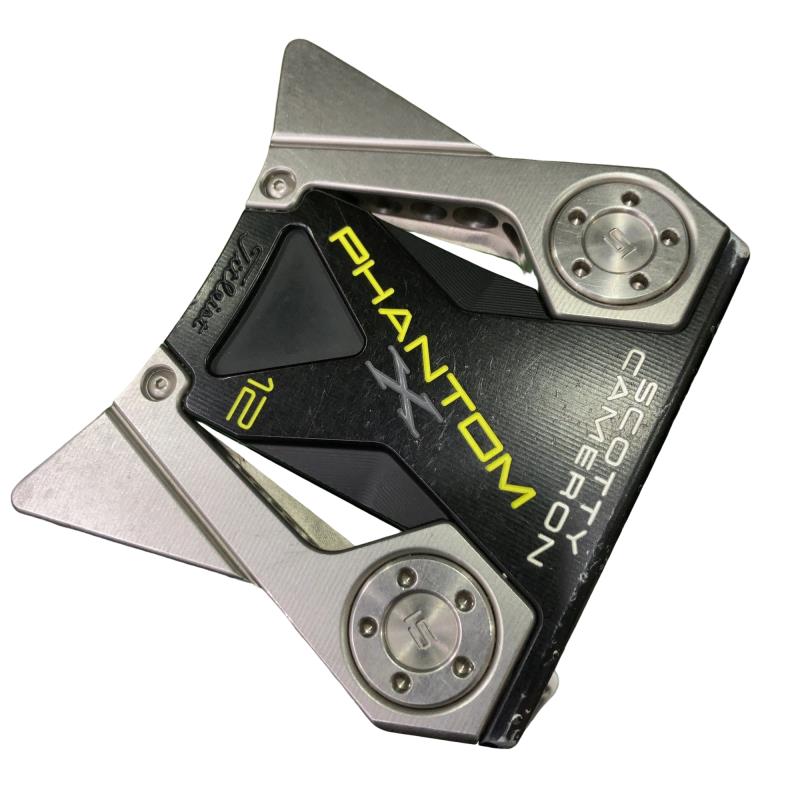 【中古】 タイトリスト SCOTTY CAMERON PHANTOM X 12 34in パター PT スチール写真 (フレックス余分の物) メンズ 成人男性用 右利き 右用 C価値づける ゴルフ野球クラブ