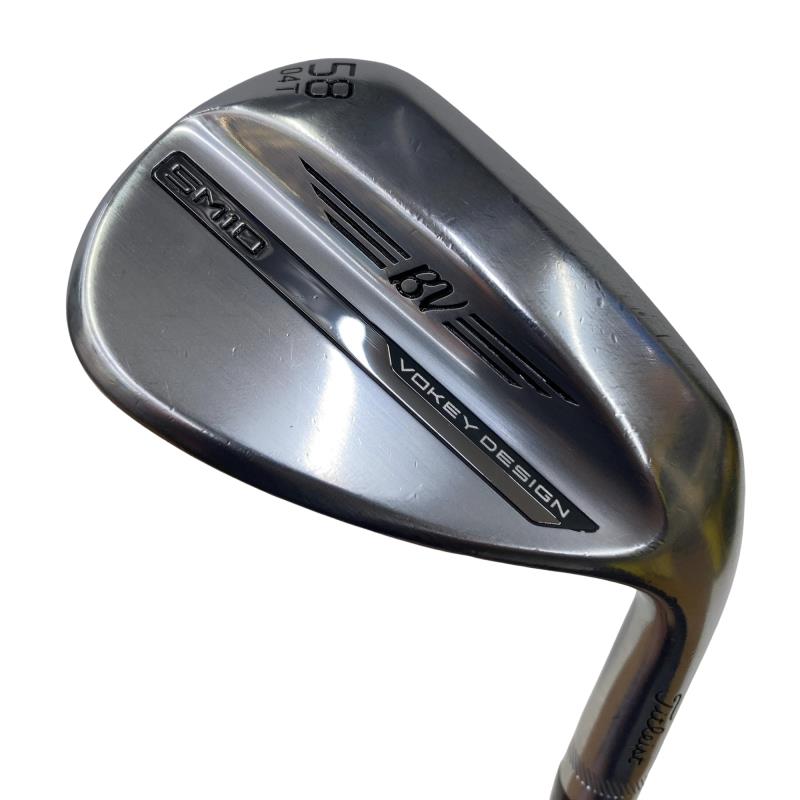 【中古】 タイトリスト VOKEY SPIN MILLED SM10 ツアークロム 58°/04°T ウェッジ WG NS PRO 950GH neo (フレックスS) メンズ 男性用 右利き 右用 Cランク ゴルフクラブ