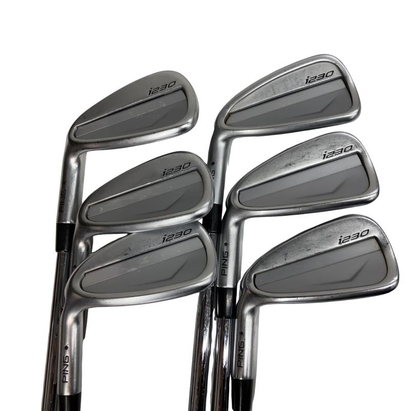 【中古】 ピン i230 6S レフティ アイアンセット IR リシャフト (フレックスその他) メンズ 男性用 左利き レフティ 左用 Dランク ゴルフクラブ