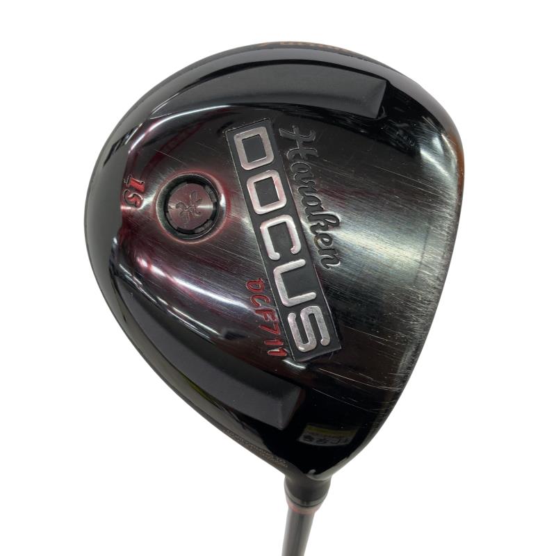 【中古】 DOCUS DOCUS DCF 711 15° フェアウェイウッド FW 純然たる特注矢がら (フレックスX) メンズ 成人男性用 右利き 右用 C位置づける ゴルフ野球クラブ