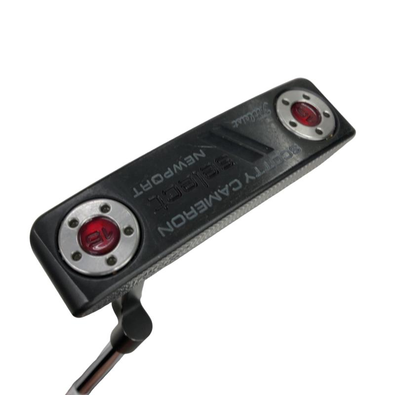 【中古】 タイトリスト SCOTTY CAMERON select NEWPORT 34in パター PT スチール写真 (フレックス余分の物) メンズ 成人男性用 右利き 右用 C位置づける ゴルフ野球クラブ