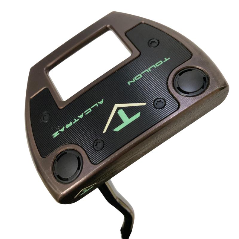 【中古】 TOULON DESIGN 24 COLLECTION ALCATRAZ DB(ダブルベンド) 35in パター PT スチール写真 (フレックス余分の物) メンズ 成人男性用 右利き 右用 C序列付ける ゴルフ野球クラブ