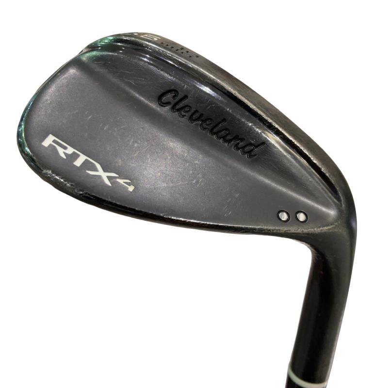 【中古】 クリーブランド Cleveland RTX-4 ブラックサテン 56°/10° MID ウェッジ WG リシャフト (フレックスその他) メンズ 男性用 右利き 右用 Cランク ゴルフクラブ