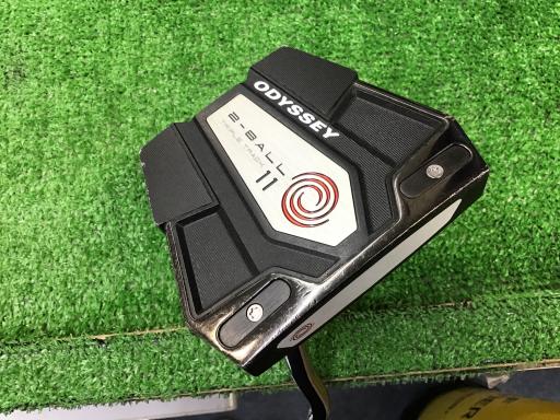 【中古】 オデッセイ 2-BALL ELEVEN TRIPLE TRACK 33in パター PT STROKE LAB RED (フレックス余分の物) メンズ 成人男性用 右利き 右用 C位置づける ゴルフ野球クラブ