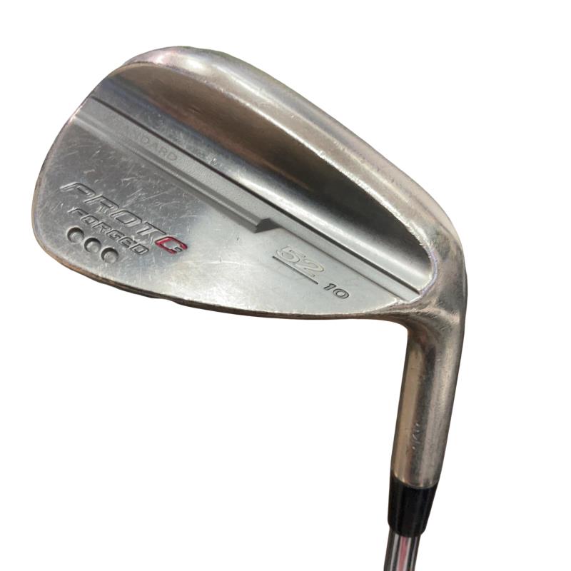 【中古】 PROTO-CONCEPT PROTO-CONCEPT FORGED WEDGE(メッキ) 52°/10° ウェッジ WG 純正特注シャフト (フレックスその他) メンズ 男性用 右利き 右用 Cランク ゴルフクラブ