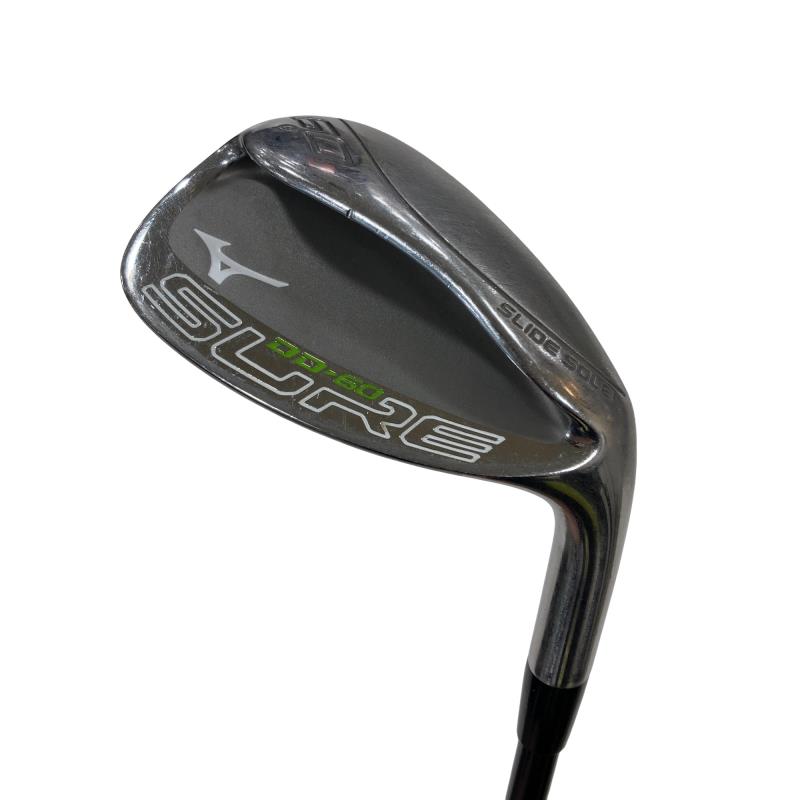 【中古】 ミズノ SURE DD 60° ウェッジ WG EXSAR(SURE) (フレックス余分の物) メンズ 成人男性用 右利き 右用 C序列付ける ゴルフ野球クラブ