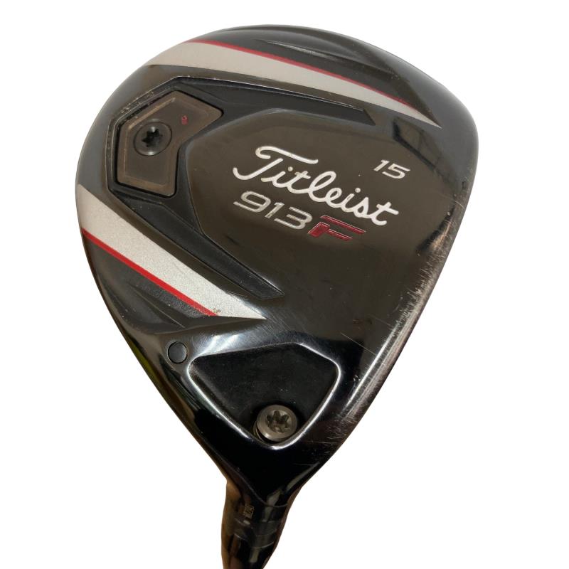 【中古】 タイトリスト 913 F 15° フェアウェイウッド FW Titleist ROMBAX 55 (フレックスS) メンズ 男性用 右利き 右用 Cランク ゴルフクラブ